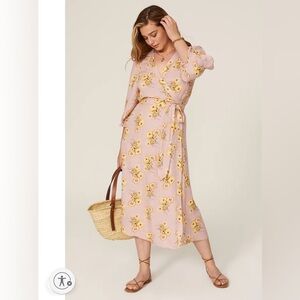 Madewell Floral Wrap Dress